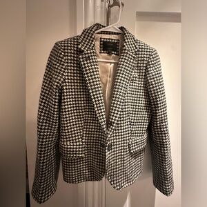 J.Crew wool houndstooth Schoolboy Blazer, EUC, size 4